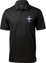 Load image into Gallery viewer, Ford Mustang Tribar Cool Performance Polyester Polo Shirt
