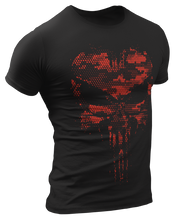 Load image into Gallery viewer, Military Dark Red Punisher Men&#39;s T Shirt
